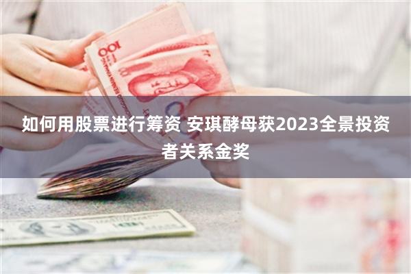 如何用股票进行筹资 安琪酵母获2023全景投资者关系金奖