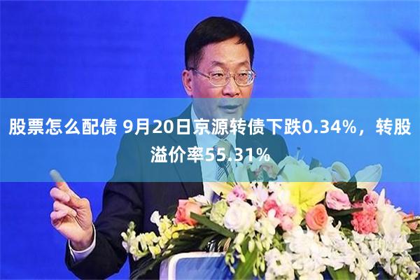 股票怎么配债 9月20日京源转债下跌0.34%，转股溢价率55.31%