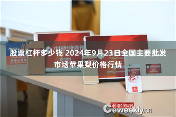 股票杠杆多少钱 2024年9月23日全国主要批发市场苹果梨价格行情