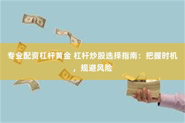 专业配资杠杆黄金 杠杆炒股选择指南：把握时机，规避风险
