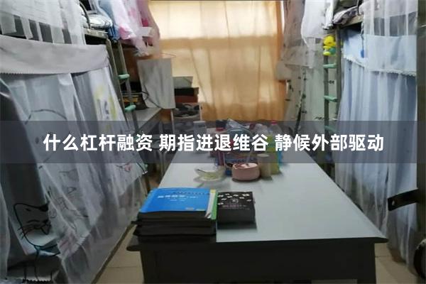 什么杠杆融资 期指进退维谷 静候外部驱动