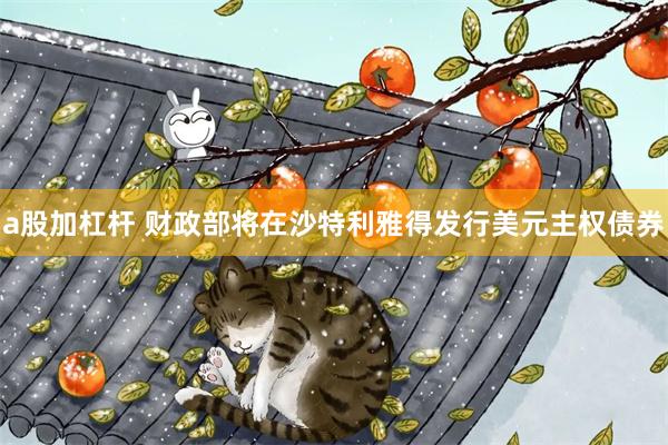 a股加杠杆 财政部将在沙特利雅得发行美元主权债券