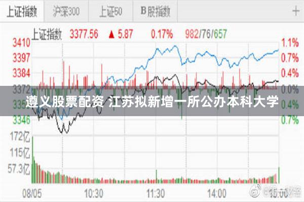 遵义股票配资 江苏拟新增一所公办本科大学