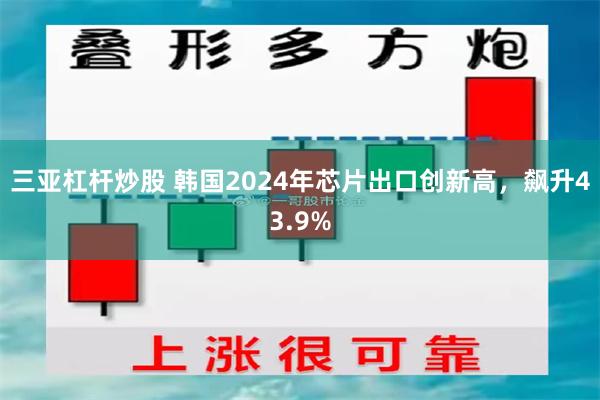 三亚杠杆炒股 韩国2024年芯片出口创新高，飙升43.9%