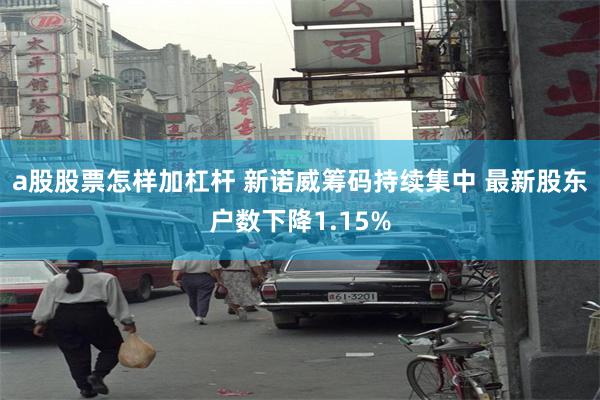 a股股票怎样加杠杆 新诺威筹码持续集中 最新股东户数下降1.15%