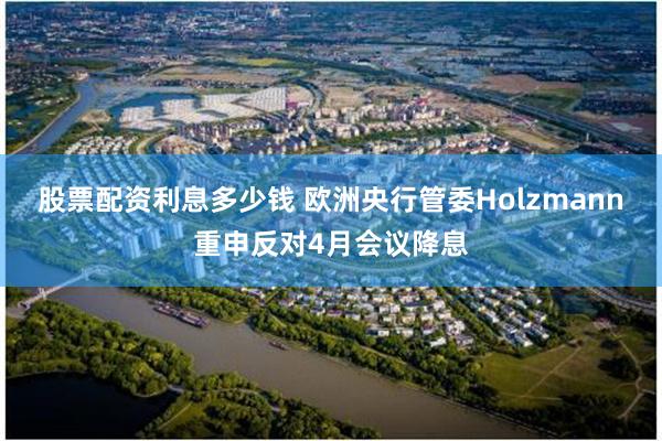 股票配资利息多少钱 欧洲央行管委Holzmann重申反对4月会议降息
