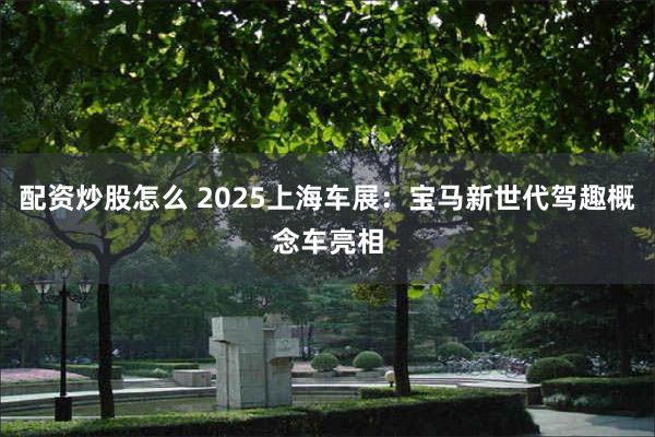 配资炒股怎么 2025上海车展：宝马新世代驾趣概念车亮相